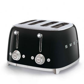 Smeg 4 Slot Toaster 50's Style - Black